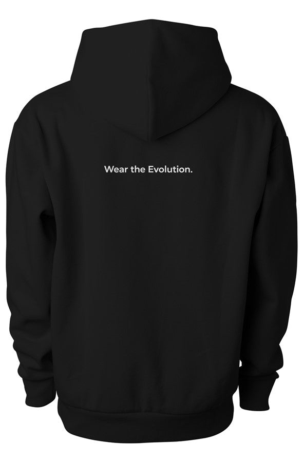 MONARCA Evol. Core Hoodie - Black &amp; Ivory (White)