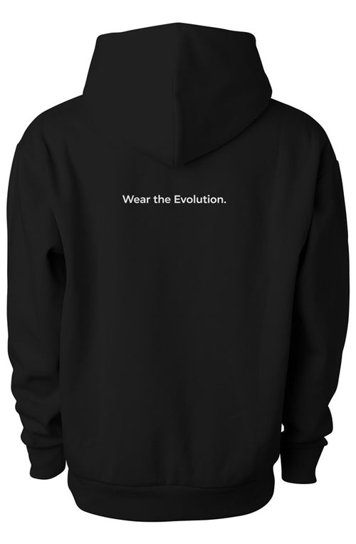 MONARCA Evol. Core Hoodie - Black &amp; Ivory (White)