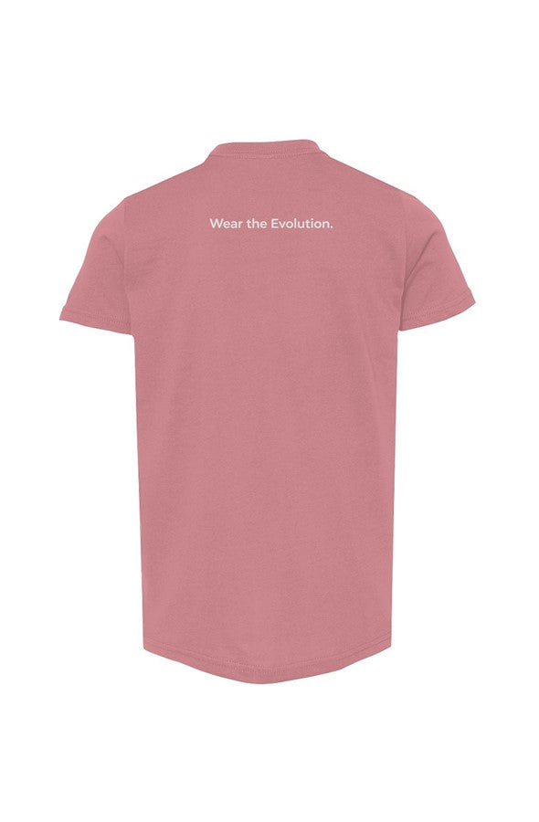 MONARCA Evol. Youth Tee - Sky / Mauve Mark