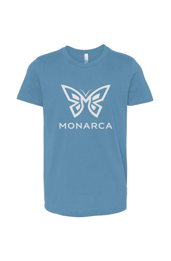 MONARCA Evol. Youth Tee - Sky / Mauve Mark