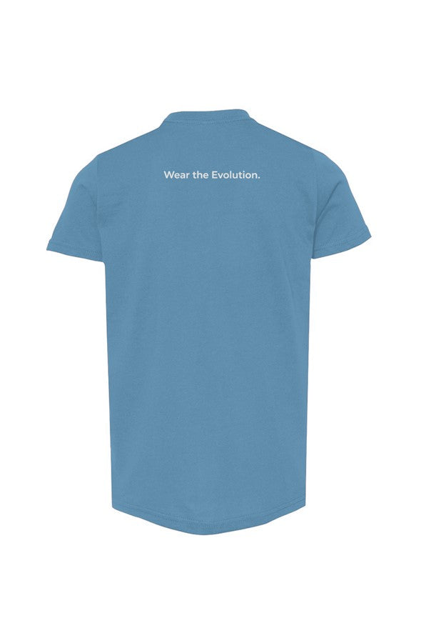 MONARCA Evol. Youth Tee - Sky / Mauve Mark